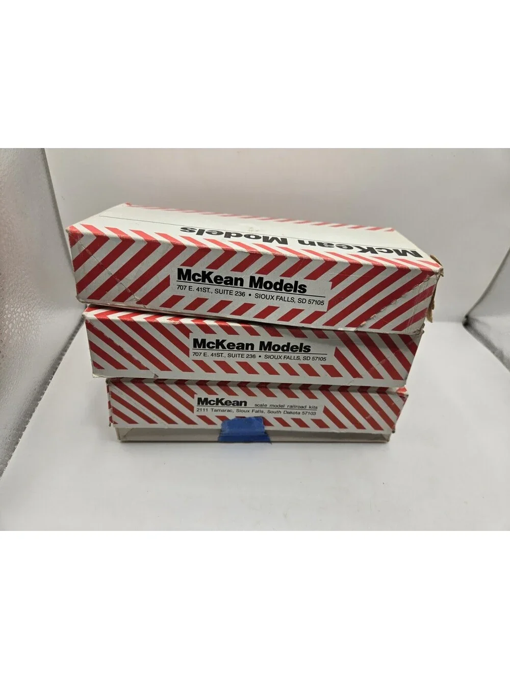 Lot of 3 McKean Models HO Scale Box Car Kits Master Series 300 803 900